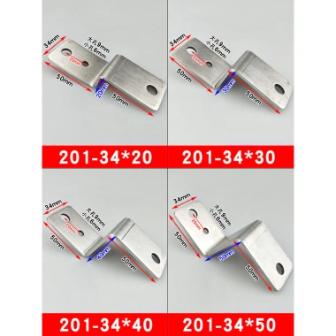 Giá đỡ Z thép không gỉ 201 dày, góc hình thang, kết nối tủ 90 độ, phụ kiện DC0I 2