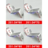 Giá đỡ Z thép không gỉ 201 dày, góc hình thang, kết nối tủ 90 độ, phụ kiện DC0I 3