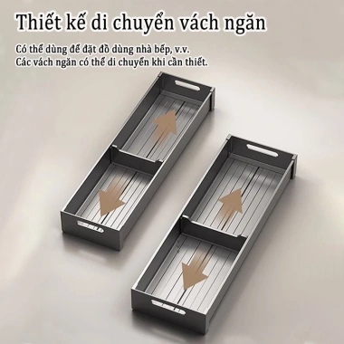 Giá Đựng Bộ Đồ Ăn Nhà Bếp MEIDOO - Ngăn Kéo Tiện Lợi, Giá Đĩa Đũa 276k 3