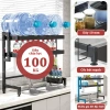 Giá đựng đồ ăn 1-3 lớp Vhome thép carbon bền chắc trên bồn rửa 65-125cm 3