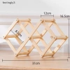 Giá đựng rượu vang đỏ bằng gỗ cổ điển, trưng bày phòng khách - Tủ rượu sang trọng, giá chỉ 96.910đ 10