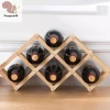 Giá đựng rượu vang đỏ gỗ Retro sáng tạo - Tủ trưng bày phòng khách, COD