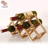 Giá đựng rượu vang đỏ gỗ Retro sáng tạo - Tủ trưng bày phòng khách, COD 5