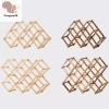 Giá đựng rượu vang đỏ gỗ Retro sáng tạo - Tủ trưng bày phòng khách, COD 6