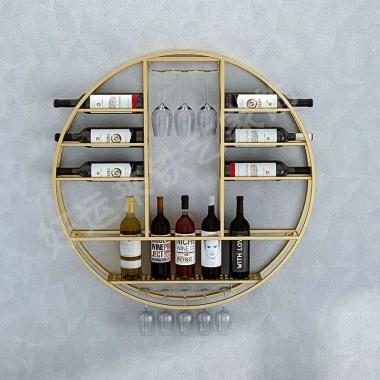 Giá Đựng Rượu Vang Đỏ Treo Tường Phong Cách Châu Âu Kệ Hiện Đại cho Căn Hộ Nhỏ