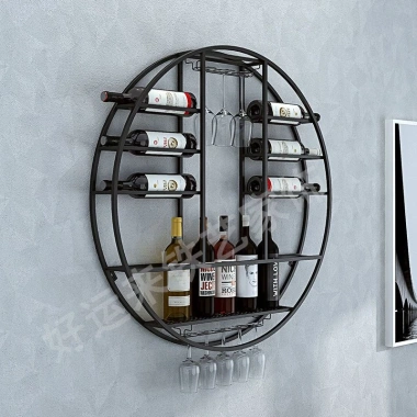 Giá Đựng Rượu Vang Đỏ Treo Tường Phong Cách Châu Âu Kệ Hiện Đại cho Căn Hộ Nhỏ