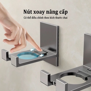 Giá gắn tường Meidoo không khoan - Đựng gel rửa tay, nước rửa chén, giá 141.900đ