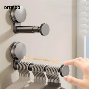 Giá Gấp Đa Năng DITIPOO - Móc Treo Điều Chỉnh, Lắp Đặt Dễ Dàng, Tiết Kiệm Không Gian, Giá 74.910 VND