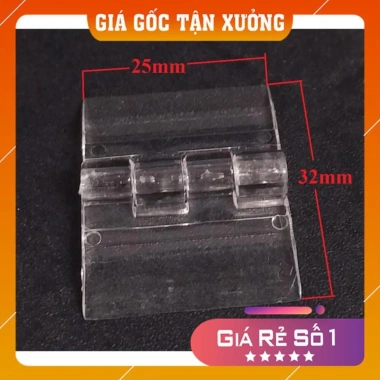 Giá Gốc Tận Xưởng Bản Lề Nhựa Mica Trong Bộ 4 Chiếc Giá Chỉ 40.000 VNĐ Dễ Lắp