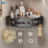 Giá góc treo tường phòng tắm đa năng, không cần đục lỗ - Giá chỉ 52.000₫ (giá gốc 67.600₫)