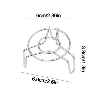 Giá hấp HUAYUEJI Mini 2 đa chức năng, thép không gỉ, kèm bộ đồ ăn & giá đỡ nồi cơm