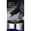 Giá hấp xô thép không gỉ X8WK - Tấm lưới, đáy chống nước, miếng đệm chống trầy xước, tấm sấy thịt - Giá chỉ 206.800₫ 3