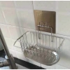 Giá inox để đồ rửa bát chống rỉ, khay hứng nước, giá treo khăn dán tường dính 3