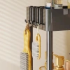 Giá lưu trữ khoảng cách hẹp di động, giỏ đa lớp bánh xe đa năng cho bếp & phòng tắm 2