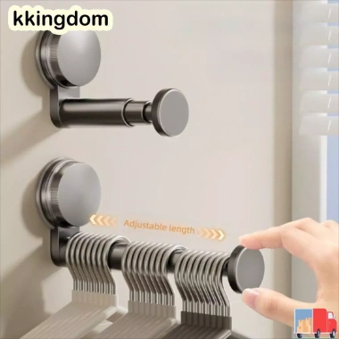 Giá lưu trữ móc treo KKINGDOM - Kệ treo tường đa chức năng, cốc hút không khoan, hộp đựng đồ gia đình, chỉ 58.850₫