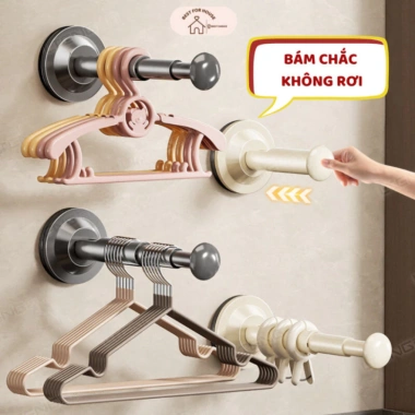 Giá Móc Quần Áo Hút Chân Không Bám Chắc Đa Năng Lợi HULI HOME GTM01 - 65.000₫