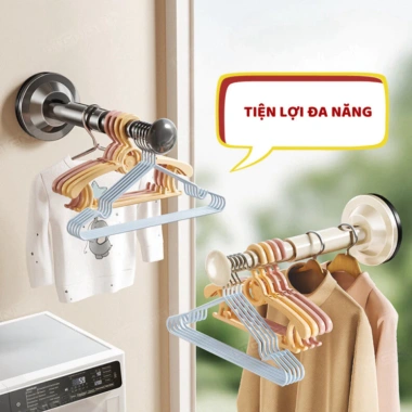 Giá Móc Quần Áo Hút Chân Không Bám Chắc Đa Năng Ogi Home GTM01 - Tiết Kiệm 65k 4
