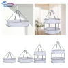 Giá phơi áo len Flameer – Máy sấy phẳng xếp chồng, móc treo lưới, chỉ 52.800₫