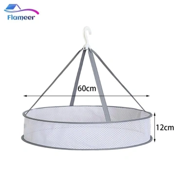 Giá phơi áo len Flameer – Máy sấy phẳng xếp chồng, móc treo lưới, chỉ 52.800₫ 4