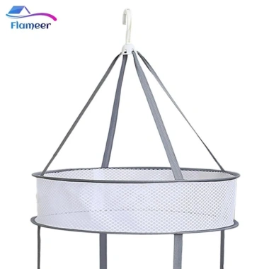 Giá phơi áo len Flameer – Máy sấy phẳng xếp chồng, móc treo lưới, chỉ 52.800₫ 7