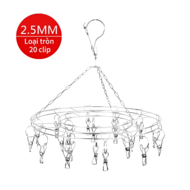Giá phơi đa năng thép không gỉ - Treo quần áo, tủi, phơi tất, chỉ 16k 5