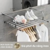 Giá Phơi Đồ Ban Công INOX Thông Minh Co Rút, Tháo Lắp Đơn Giản MKS032 - Giá Để Đồ Cửa Sổ, Cây Cảnh