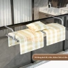Giá Phơi Đồ Ban Công INOX Thông Minh Co Rút, Tháo Lắp Đơn Giản MKS032 - Giá Để Đồ Cửa Sổ, Cây Cảnh 2