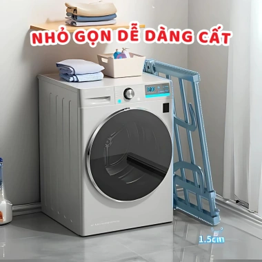 Giá Phơi Đồ Ban Công Kệ Treo Thông Minh Kéo Rộng, Gấp Gọn, Không Khoan Đục, Chịu 10kg – 134k