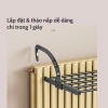 Giá Phơi Đồ Ban Công Kệ Treo Thông Minh Kéo Rộng, Gấp Gọn, Không Khoan Đục, Chịu 10kg – 134k 7