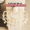 Giá phơi đồ đa năng 27 kẹp gập gọn, treo tường hút chân không, tiện lợi phơi đồ lót vớ khăn - Giá chỉ 75.000 VND 2