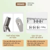 Giá phơi đồ gắn lan can gấp gọn DOMIO L001 - Tiết kiệm không gian, lắp tường nhanh, giá 298.056₫ 6
