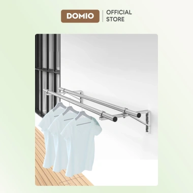 Giá phơi đồ gắn lan can gấp gọn DOMIO L001 - Tiết kiệm không gian, lắp tường nhanh, giá 298.056₫ 7