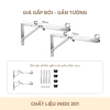 Giá phơi đồ gắn lan can gấp gọn DOMIO L001 - Tiết kiệm không gian, lắp tường nhanh, giá 298.056₫ 10