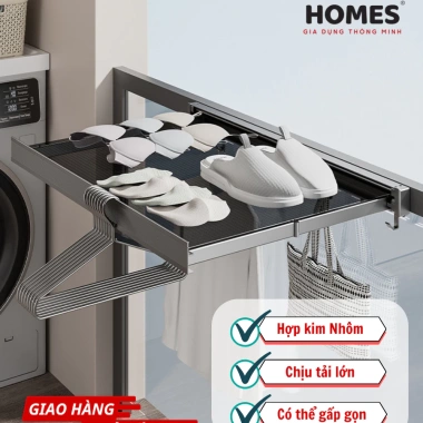 Giá Phơi Đồ Gấp Gọn Hợp Kim Nhôm - Tiết Kiệm Diện Tích, Phơi Quần Áo, Giày, Đồ Lót - 315.000 VNĐ