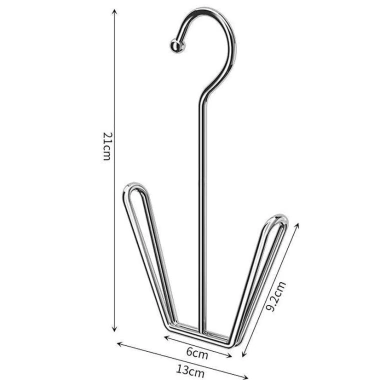 Giá phơi giày inox cho ban công ký túc xá, móc treo quần áo chống gió siêu tiện lợi 88.509