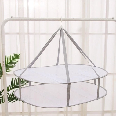 Giá phơi HCHC đa năng, giỏ lưới gấp chống biến dạng, giá treo – 77.440₫