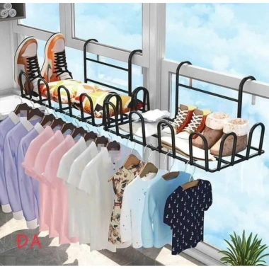 Giá Phơi Khô Giày HAOYANGQI - Tiện Dụng Ban Công, Cửa Sổ, Ký Túc Xá, 59.000 VND 2