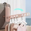 Giá phơi quần áo gấp di động có móc - Đồ dùng du lịch RV Essentials, gập gọn, chỉ 110k 3