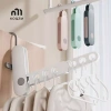 Giá phơi quần áo gấp di động có móc - Đồ dùng du lịch RV Essentials, gập gọn, chỉ 110k 5