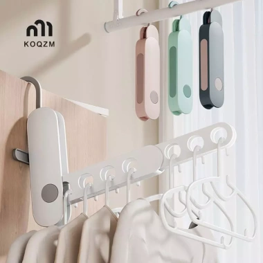 Giá phơi quần áo gấp di động có móc - Đồ dùng du lịch RV Essentials, gập gọn, chỉ 110k 5