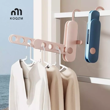 Giá phơi quần áo gấp di động có móc - Đồ dùng du lịch RV Essentials, gập gọn, chỉ 110k 6
