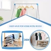 Giá phơi quần áo gập gọn di động, treo đồ giặt tự do cho áo len, khăn trẻ em 6