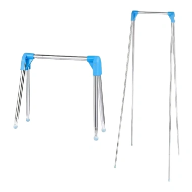 Giá phơi quần áo gập gọn di động, treo đồ giặt tự do cho áo len, khăn trẻ em