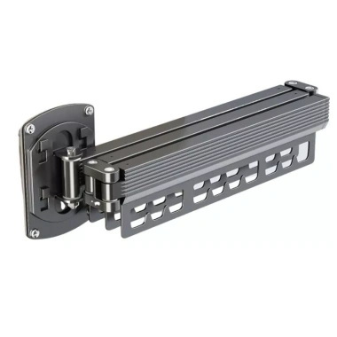 Giá phơi quần áo gấp gọn không đục lỗ, xoay vào tiện lợi, thông minh – 242.000₫