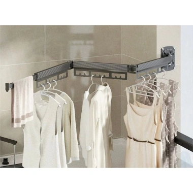 Giá phơi quần áo gấp gọn không đục lỗ, xoay vào tiện lợi, thông minh – 242.000₫ 4 Giá phơi quần áo gấp gọn không đục lỗ, xoay vào tiện lợi, thông minh – 242.000₫ 4