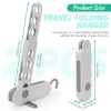 Giá phơi quần áo gập lại đa chức năng FannGo – Móc treo 7 lỗ di động cho khách sạn, ký túc xá – 138.930₫ 3