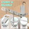 Giá phơi quần áo gập lại đa chức năng FannGo – Móc treo 7 lỗ di động cho khách sạn, ký túc xá – 138.930₫ 7