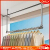 Giá Phơi Quần Áo Inox Không Đục Lỗ - Điều Chỉnh Độ, Giàn Cây Tiện Lợi, 77.000₫