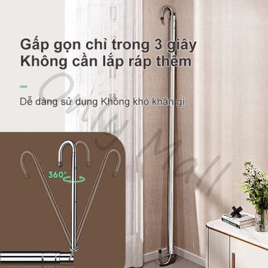 Giá Phơi Quần Áo Inox Không Đục Lỗ - Điều Chỉnh Độ, Giàn Cây Tiện Lợi, 77.000₫ 6 Giá Phơi Quần Áo Inox Không Đục Lỗ - Điều Chỉnh Độ, Giàn Cây Tiện Lợi, 77.000₫ 6