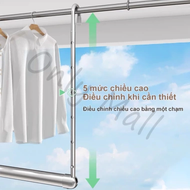 Giá Phơi Quần Áo Inox Không Đục Lỗ - Điều Chỉnh Độ, Giàn Cây Tiện Lợi, 77.000₫ 7 Giá Phơi Quần Áo Inox Không Đục Lỗ - Điều Chỉnh Độ, Giàn Cây Tiện Lợi, 77.000₫ 7